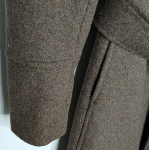 Cole Haan Brown Belted Coat - Picture 5 of 8